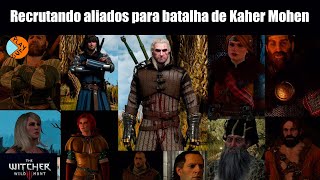 The Witcher 3 missões Irmãos de guerra chamando aliados para Kahen Mohen [upl. by Azalea]