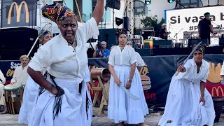 “BARRACONES” del Taller Bomba con Conciencia en la Fiesta de la Calle San Sebastián 2024🪘❤️🇵🇷 [upl. by Nailluj655]