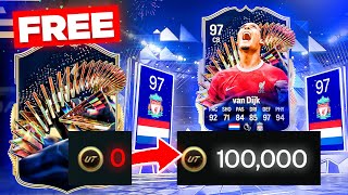 How to get 100000 Coins for Free in EA FC 24 [upl. by Lajes]