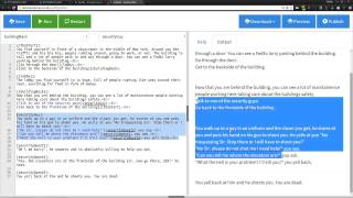 How to create your own interactive fiction with Squiffy [upl. by Onilecram]