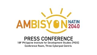 Press Conference Ambisyon Natin 2040 [upl. by Arline]