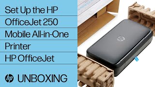 HP OfficeJet 250  Unboxing [upl. by Lounge]