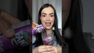 Provando Fanta uva com yakult 😱 fantauva [upl. by Lalad]