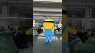 Inflatabel Minion Costume for Entertainments Adult Blow Up Cartoon Character Fancy Dress for Events [upl. by Quirita624]