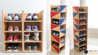 DIY  Stackable Shoe Storage [upl. by Letch]