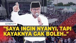 FULL Pidato Politik Anies di Kampanye Akbar Pasuruan Ungkap Dilarang Nyanyi oleh Cak Imin [upl. by Tica]