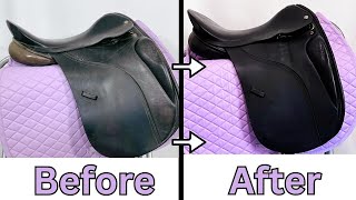 Saddle RESTORATION How to dye [upl. by Asenad]