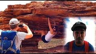 What NOT To Do At Natures Window Part 1   Kalbarri National Park Australia [upl. by Arraek]