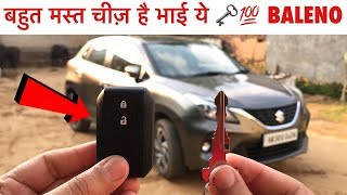 Baleno Smart Key🗝 Hidden Tricks and Features 2020 🔥 [upl. by Akcinahs]