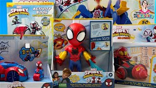 Marvel Spidey and His Amazing Friends Toy Collection Unboxing Review  Web Spinners Playset [upl. by Ayotnahs]