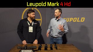 Leupolds New Mark 4 Hd Riflescopes  SHOT Show 2024 [upl. by Ijnek289]