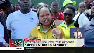 KUPPET strike continues for the fifth day despite being annulled by labor relations court [upl. by Aneda]