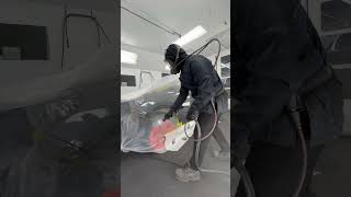 AUTOBODY SPRAYING SOFT SEALER EDGE [upl. by Eedrahc]