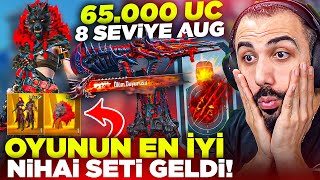 YENİ 8 SEVİYE CEHENNEM AUG VE NİHAİ SET GELDİ 😱 65000 UC OYUNUN EN İYİSİ  PUBG MOBILE [upl. by Eimerej766]