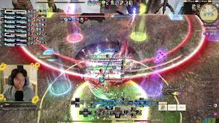 FFXIV Dawntrail EX1 first clear with Pengu Static 🐧PCT POV 762024 [upl. by Otrebogad54]