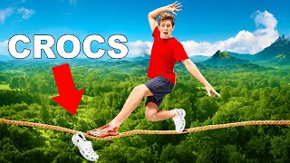 I Tried Extreme Sports in Crocs [upl. by Ordep]