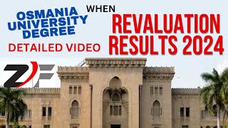 OSMANIA UNIVERSITY DEGREE WHEN REVALUATION RESULTS SEM ITOVI REGBACKLOG 2024 DETAILED VIDEOVIRAL👆 [upl. by Eceinhoj558]