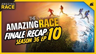 Amazing Race 36  Finale Recap [upl. by Ennovoj]