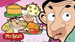 Mr Bean Offers Tea  Mr Bean Cartoon Season 1  Full Episodes  Mr Bean Cartoon World [upl. by Aihseit]