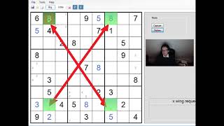 Sudoku Tricks The XWing And How To Spot It [upl. by Lindsey]