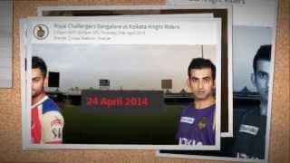 IPL 7 Schedule 2014 Pepsi IPL T20 TimeTable 2014 IPLT20com [upl. by Aglo]