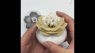 Creative Lotus Cotton Swab Storage Box  Portable Toothpick Holder [upl. by Roice377]