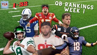 Locker Room Takes Week 1 QB Power Rankings [upl. by Coppinger]