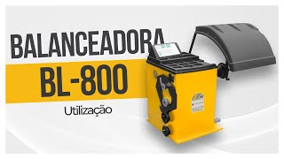 Balanceadora de Rodas BL800 JM Máquinas [upl. by Gibe744]