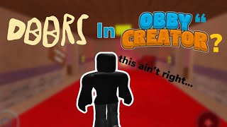 DOORS But Bad in Obby Creator April Fools [upl. by Whorton]