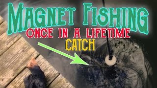 Magnet fishing reveals an unbelievable catch [upl. by Hayyifas]