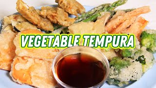 How To Make Perfect Vegetable Tempura At Home [upl. by Enovahs]