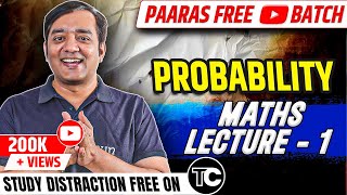 1  Probability  Introduction and Related Terms  IIT JEE Mathematics LECTURES [upl. by Salkcin]