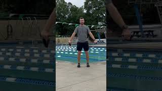 Backstroke Pull Exercise  ResistanceBand Shoulder Dislocate [upl. by Donica]