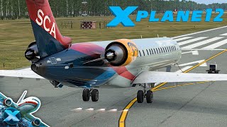 XPlane 12  DeltaWing CRJ900 Beta  Simply Connect Virtual Airlines  Vatsim [upl. by Rossing]