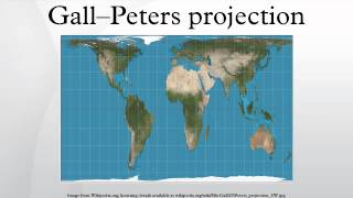 Gall–Peters projection [upl. by Polik114]