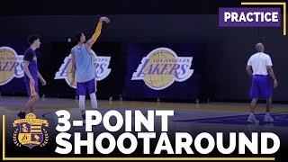 Kyle Kuzma Lonzo Ball ThreePoint Shootout Competition [upl. by Leval]