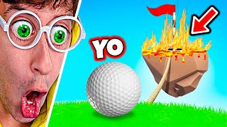 99 IMPOSIBLE ⛔ HOYO TROLL vs HERMANO 😂⛳ Golf it  TEKENDO [upl. by Anafetse974]