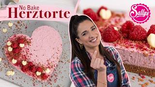 Einfache Himbeer Mousse Torte ohne Backen  Valentinstag  no Bake cake [upl. by Farrar892]