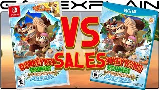 DKC Tropical Freeze Switchs Sales Outpacing Wii U Version in UK  Labo Disappears from the Charts [upl. by Darill]