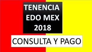 Tenencia 2019 EDO MEX ESTADO DE MÉXICO ✅✅✅ Consulta Adeudos  Pago de Tenencia [upl. by Enaelem56]