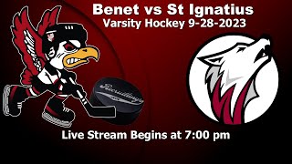 Benet Academy vs St Ignatius Varsity Hockey 9282023 [upl. by Parette]