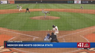 Mercer baseball defeats instate foe Georgia State in a midweek matchup [upl. by Ssidnac]