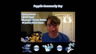 Popplio Community Day in less than a minute pokemongo [upl. by Najib]