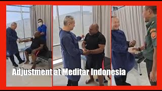 HE from Papua for lower back problem more than 20year came to indonesia meditarindonesia [upl. by Atla360]