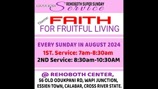 FAITH FOR FRUITFUL LIVING  SUNDAY SECOND SERVICE  PASTOR DOUGLAS VINCENT  4TH AUGUST 2024 [upl. by Harewood288]