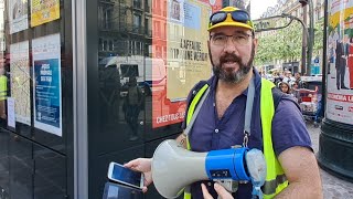 Manifestation des gilets jaunes Paris [upl. by Enirroc]