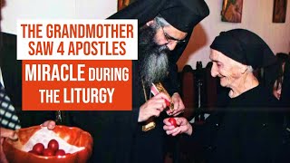 Miracle a grandmother saw 4 apostles during the Divine Liturgy  Met Neophytos of Morphou [upl. by Nitsej426]