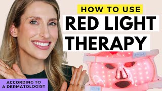 Dermatologist Explains Red Light Therapy at Home Worth it for AntiAging Best Devices [upl. by Ahsaela]