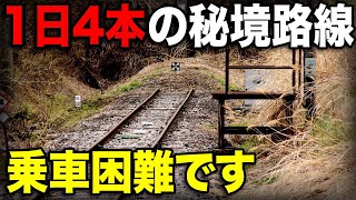 【1日4本】関東のquot最果てquotに向かう秘境路線に乗ってきた！ [upl. by Uile]