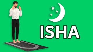 How to pray Isha for men beginners  with Subtitle [upl. by Reuven809]